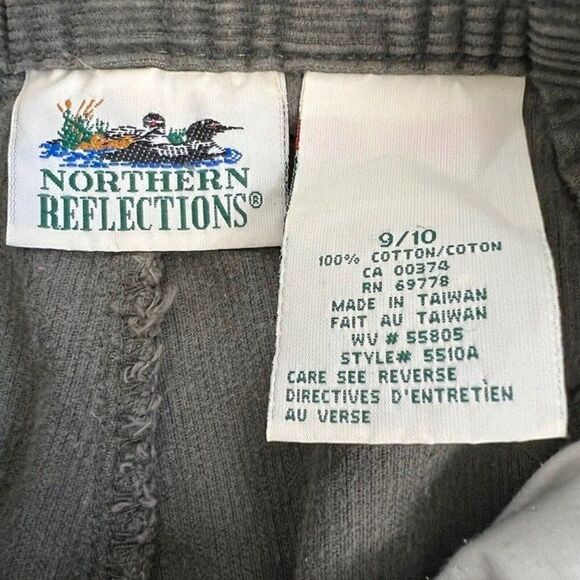 Northern Refections Straight Leg Womens Grey Corduroy Trouser Pants Size Medium - Picture 4 of 11